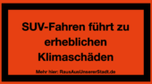 SUVs raus aus der Stadt! #NoSUV